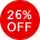 26％OFF